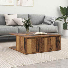 vidaXL Coffee Table Old wood 80 x 80 x 31 cm Engineered Wood 1