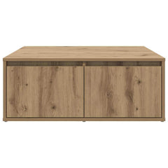 vidaXL Coffee Table Artisan oak 80 x 80 x 31 cm Engineered Wood 6
