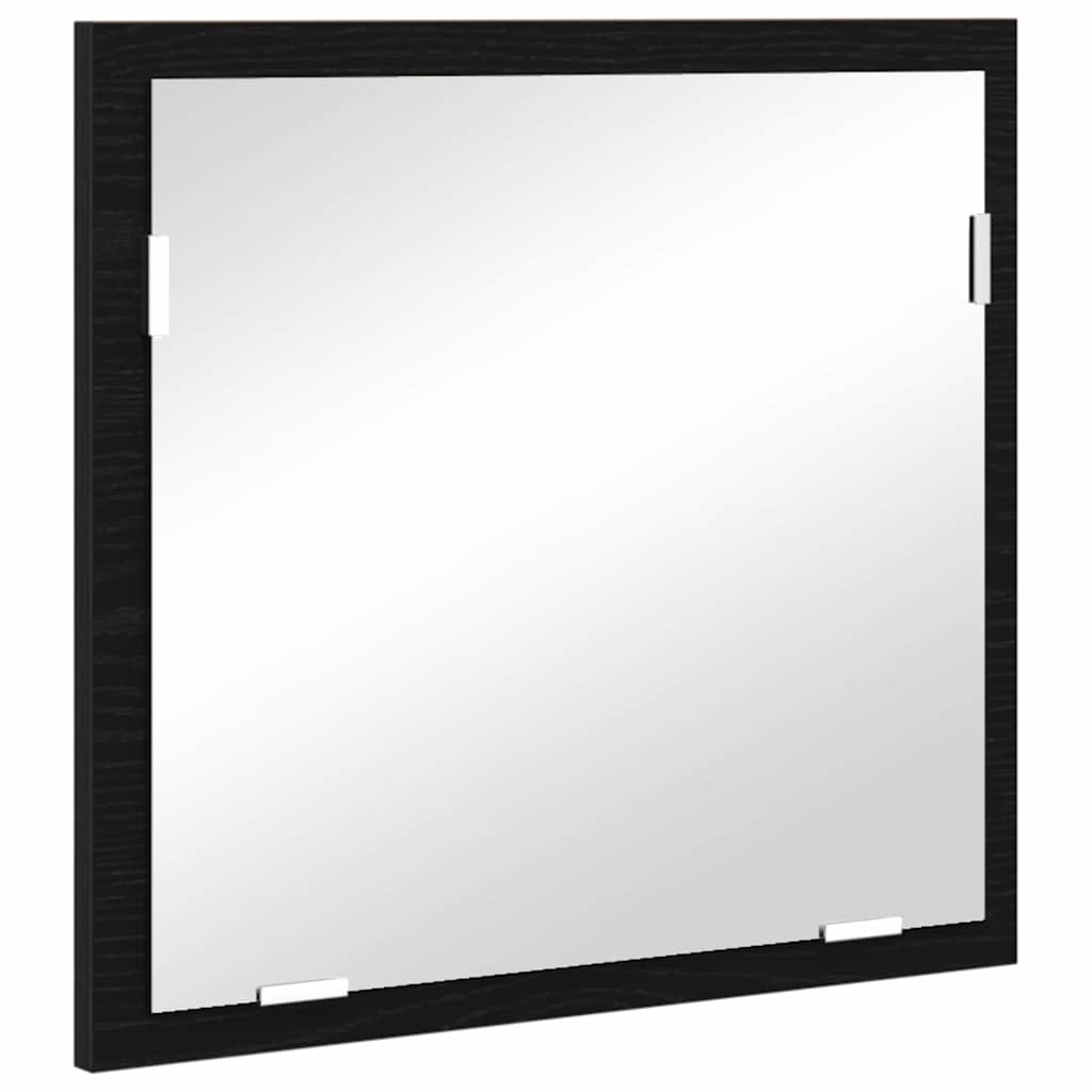vidaXL Bathroom Furniture Set with Drawer Black 41 x 38.5 x 48 cm 6