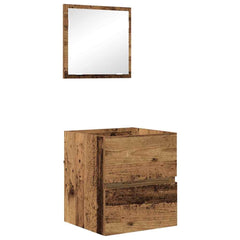 vidaXL Bathroom Cabinet Old Wood 41 x 38.5 x 45 cm Engineered Wood 2