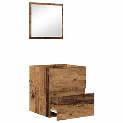 vidaXL Bathroom Cabinet Old Wood 41 x 38.5 x 45 cm Engineered Wood 5