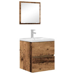 vidaXL Bathroom Cabinet Old Wood 41 x 38.5 x 45 cm Engineered Wood 3