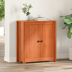 Sideboard 70x35x80 cm Solid Wood Pine Wax brown 2 door side cabinet