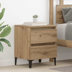vidaXL Bedside Cabinet Artisan Oak 40 x 35 x 50 cm Engineered Wood 1