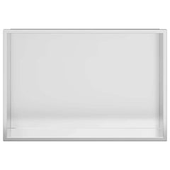 vidaXL Shower Niche Silver 45 x 30 x 9.5 cm Stainless Steel 5