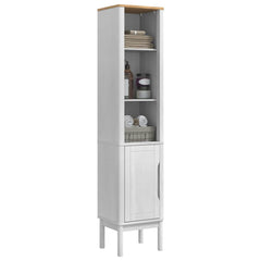 Bathroom Tall Cabinet FLORO 35 x 30 x 160 cm White