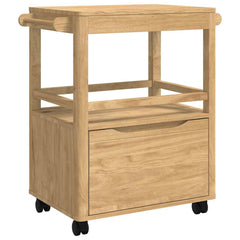 Kitchen Trolley FLORO 72.5 x 45 x 80 cm Wax brown