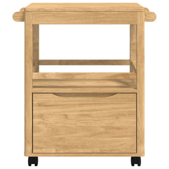 Kitchen Trolley FLORO 72.5 x 45 x 80 cm Wax brown