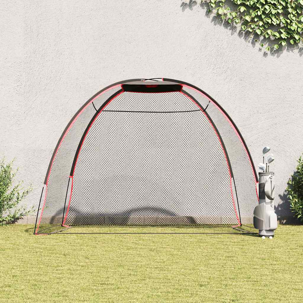 vidaXL Golf Training Aid Black 314 x 150 x 206 cm Polyester 3