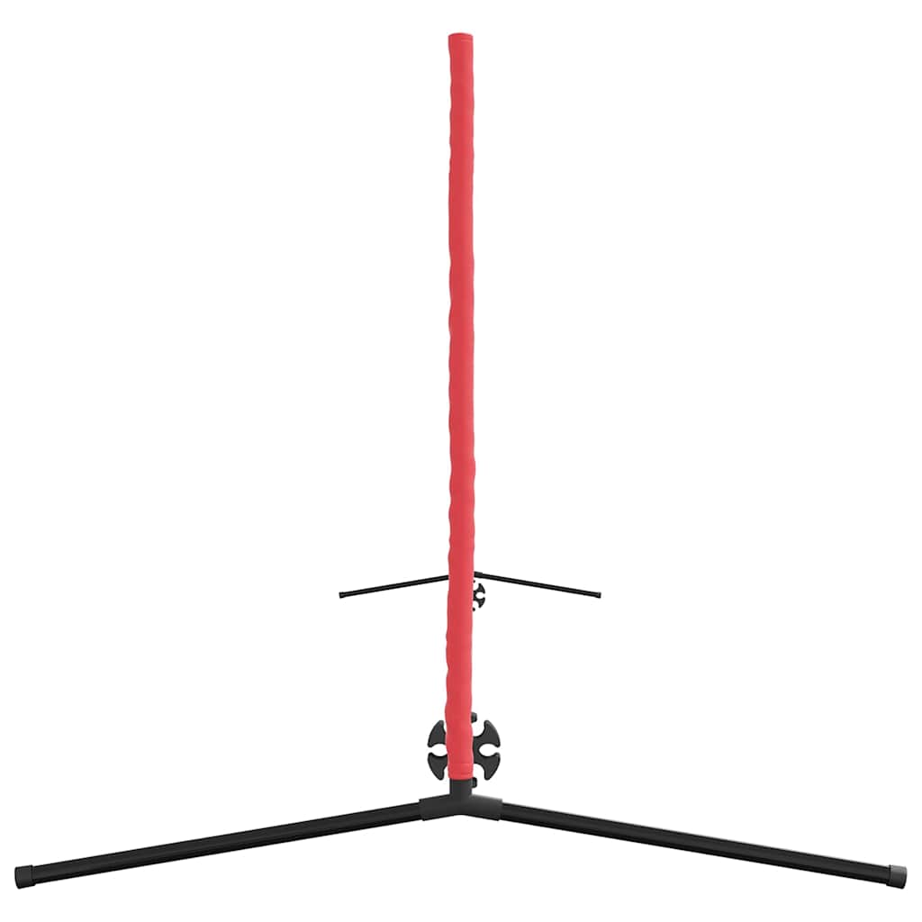 vidaXL Tennis Net Folding Black and Red 595 x 90.5 x 87 cm Polyester 6