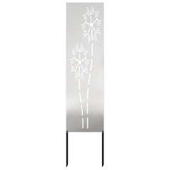 vidaXL Garden Privacy Screen Silver 32 x 140 cm Stainless steel 2