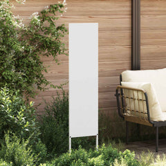 vidaXL Garden Privacy Screen White 32 x 140 cm Cold-rolled steel 3