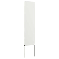 vidaXL Garden Privacy Screen White 32 x 140 cm Cold-rolled steel 4