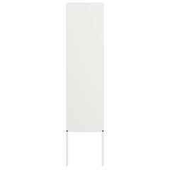 vidaXL Garden Privacy Screen White 32 x 140 cm Cold-rolled steel 2