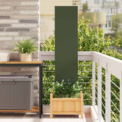 vidaXL Garden Privacy Screen Olive green 32 x 140 cm Cold-rolled steel 1