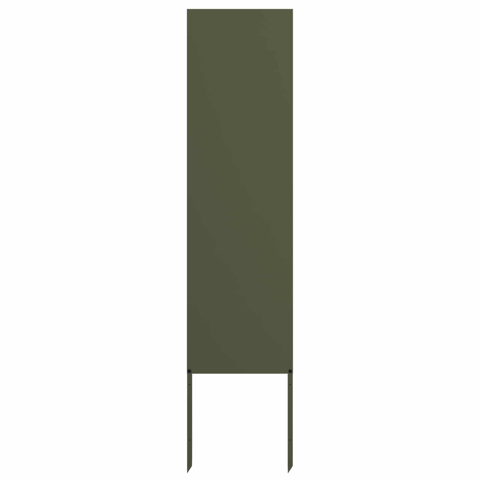 vidaXL Garden Privacy Screen Olive green 32 x 140 cm Cold-rolled steel 2