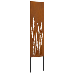 vidaXL Garden Privacy Screen Rusty 32 x 140 cm Weathering Steel 6