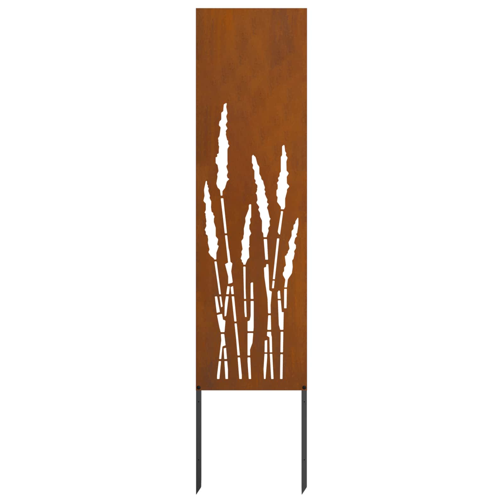 vidaXL Garden Privacy Screen Rusty 32 x 140 cm Weathering Steel 4