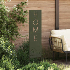 vidaXL Garden Privacy Screen Olive green 32 x 140 cm Cold-rolled steel 3