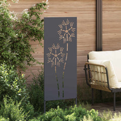 vidaXL Garden Privacy Screen Anthracite 50 x 140 cm Cold-rolled steel 3