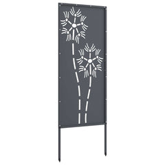 vidaXL Garden Privacy Screen Anthracite 50 x 140 cm Cold-rolled steel 6