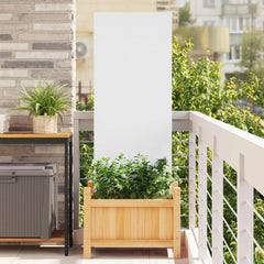 Garden Privacy Screen Cold-rolled Steel White