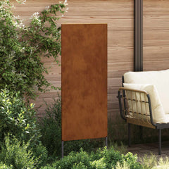 Garden Privacy Screen Rusty Weathering Steel