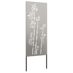 vidaXL Garden Privacy Screen Floral Rusty 50 x 140 cm Weathering Steel 6