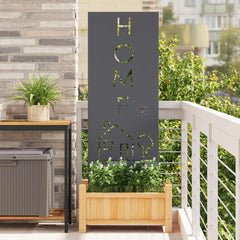 vidaXL Garden Privacy Screen Anthracite 50 x 140 cm Cold-rolled steel 1