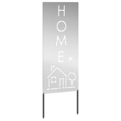 vidaXL Garden Privacy Screen Silver 50 x 140 cm Galvanised steel 5
