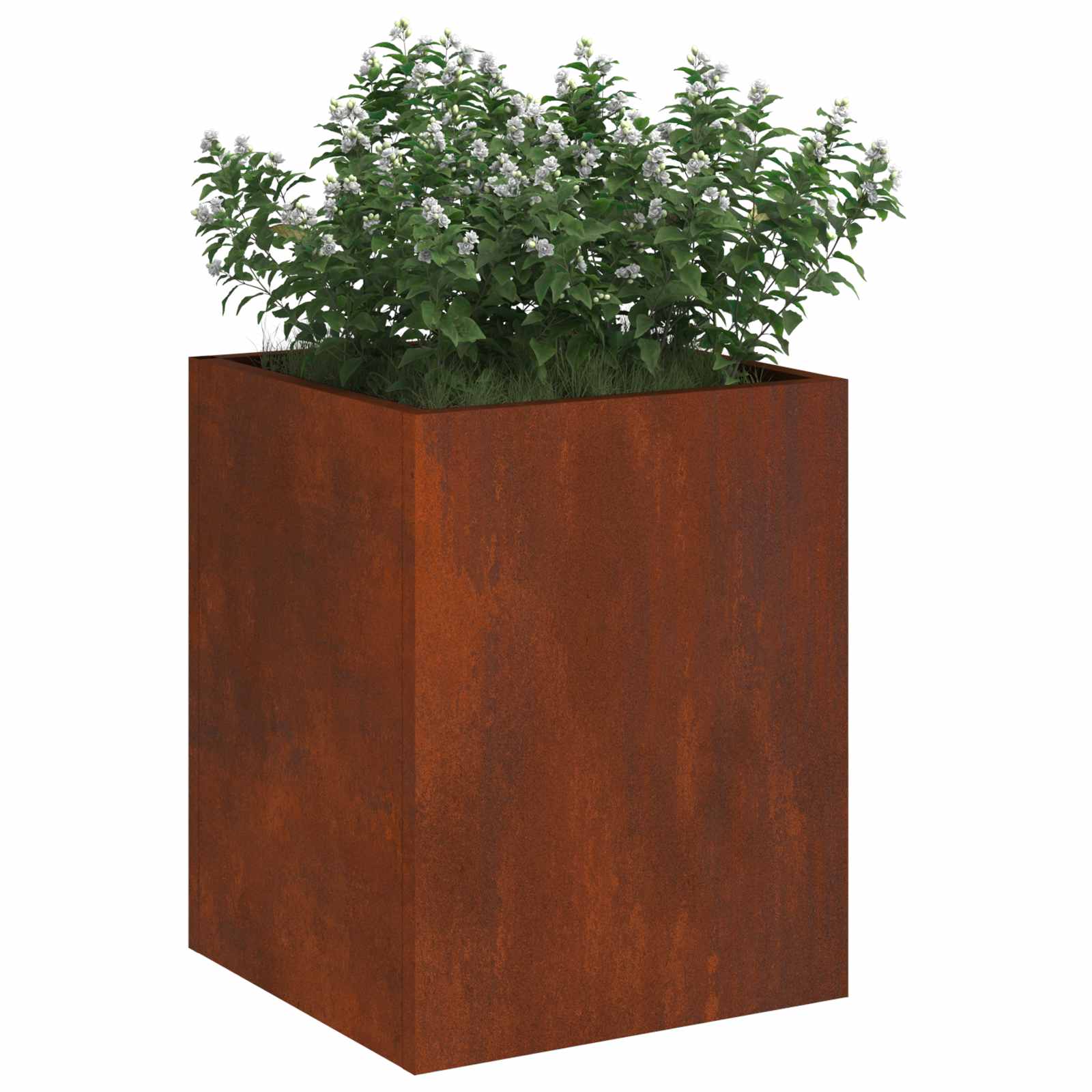 vidaXL Garden Planter Rusty 32 x 32 x 40 cm Weathering Steel 3