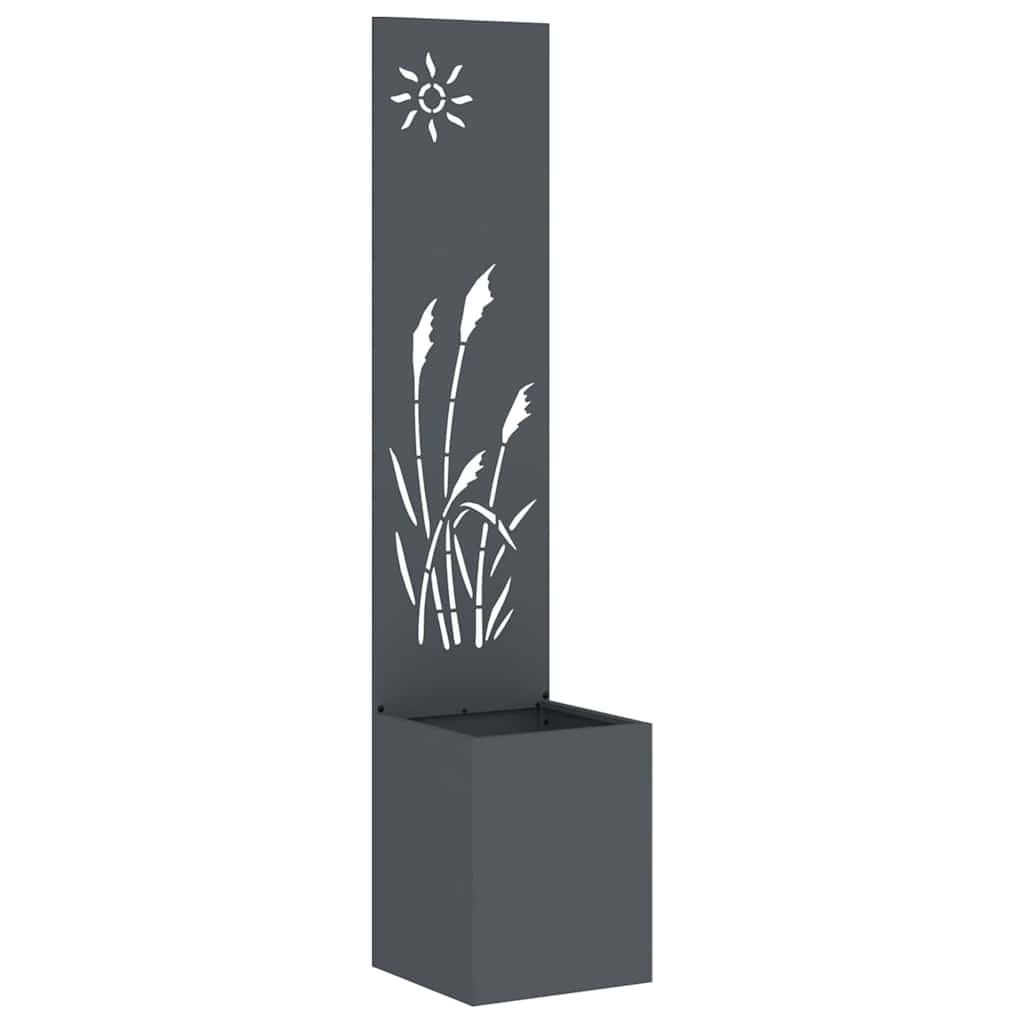Garden Privacy Screen Fretwork Anthracite