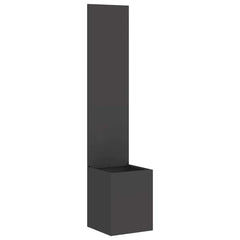 vidaXL Garden Privacy Screen Black 32 x 32 x 150 cm Cold-rolled steel 2