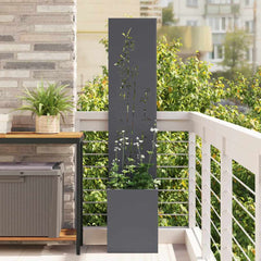 Garden Privacy Screen Fretwork Anthracite