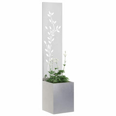 vidaXL Garden Privacy Screen Sliver 32 x 32 x 150 cm Stainless steel 3