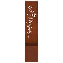 vidaXL Garden Privacy Screen Rusty 32 x 32 x 150 cm Weathering steel 6