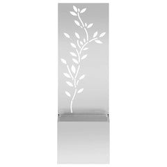 vidaXL Garden Privacy Screen Silver 50 x 32 x 150 cm Galvanised steel 5