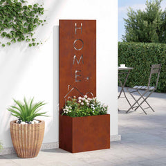 vidaXL Garden Privacy Screen Rusty 50 x 32 x 150 cm Weathering steel 4