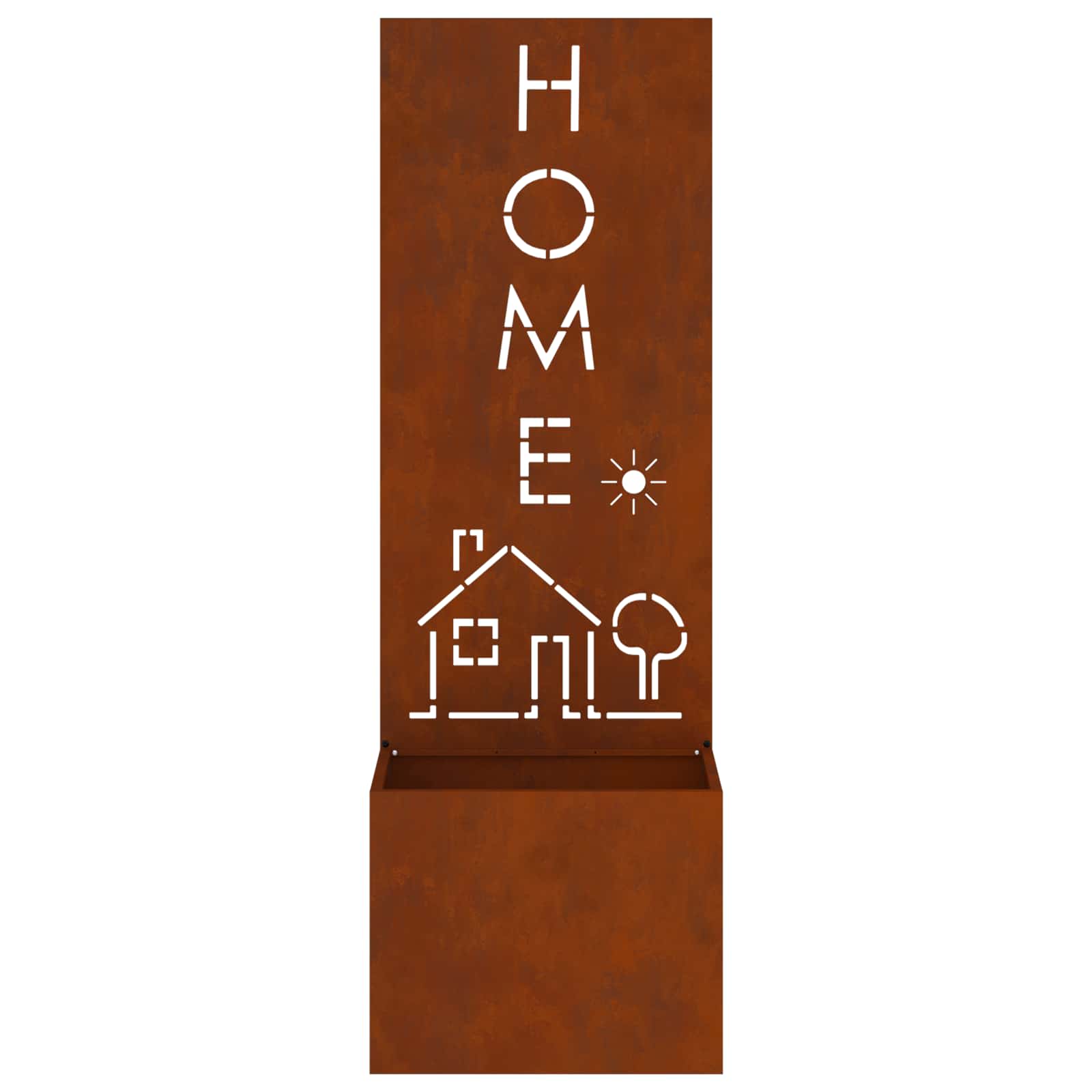 vidaXL Garden Privacy Screen Rusty 50 x 32 x 150 cm Weathering steel 6
