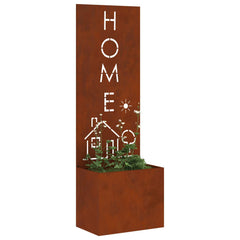 vidaXL Garden Privacy Screen Rusty 50 x 32 x 150 cm Weathering steel 3