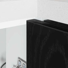 vidaXL Kitchen Corner Base Cabinet Black oak 86 x 46 x 81.5 cm 4