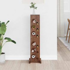 vidaXL Rack Brown 20 x 25 x 100 cm Solid Mahogany Wood 4
