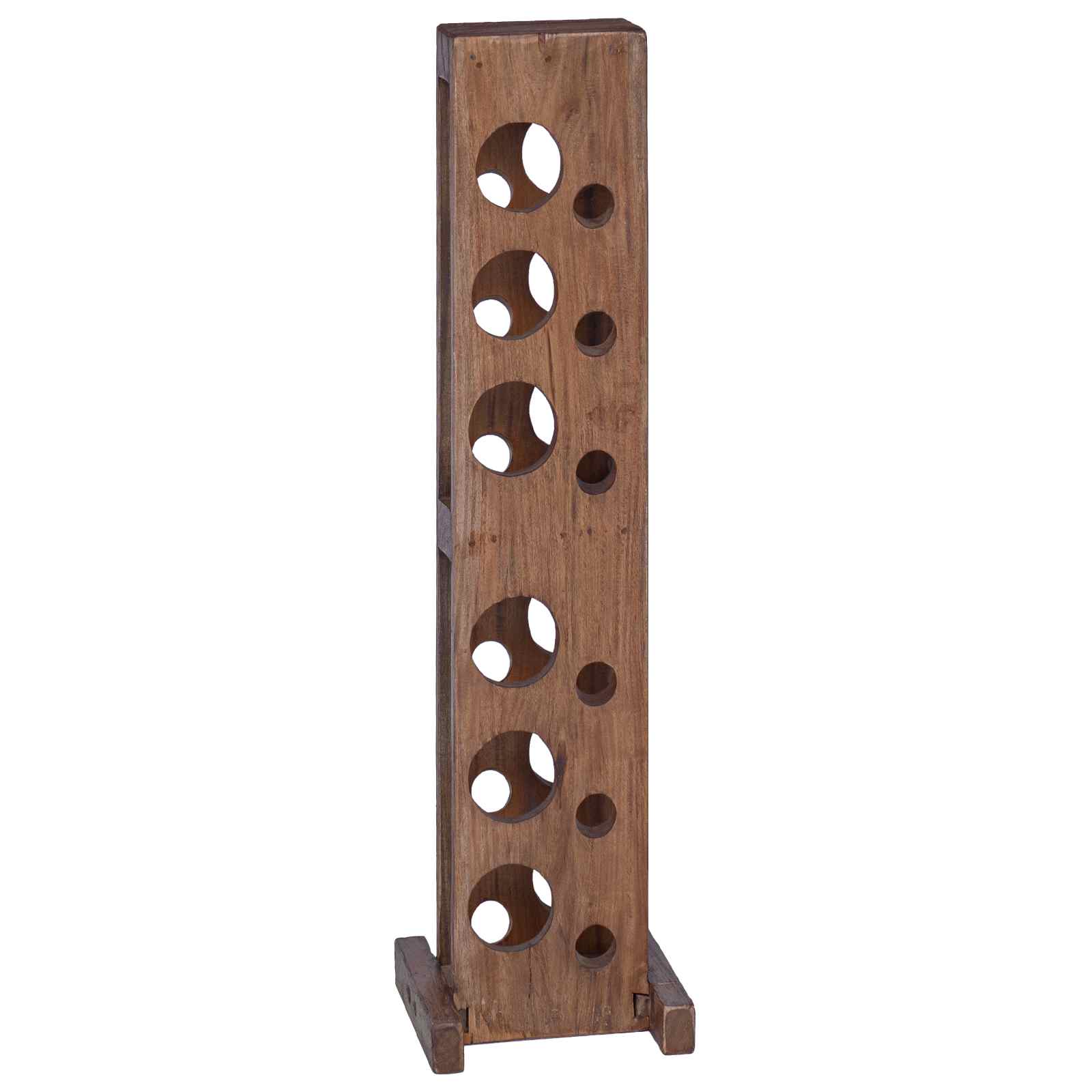 vidaXL Rack Brown 20 x 25 x 100 cm Solid Mahogany Wood 2