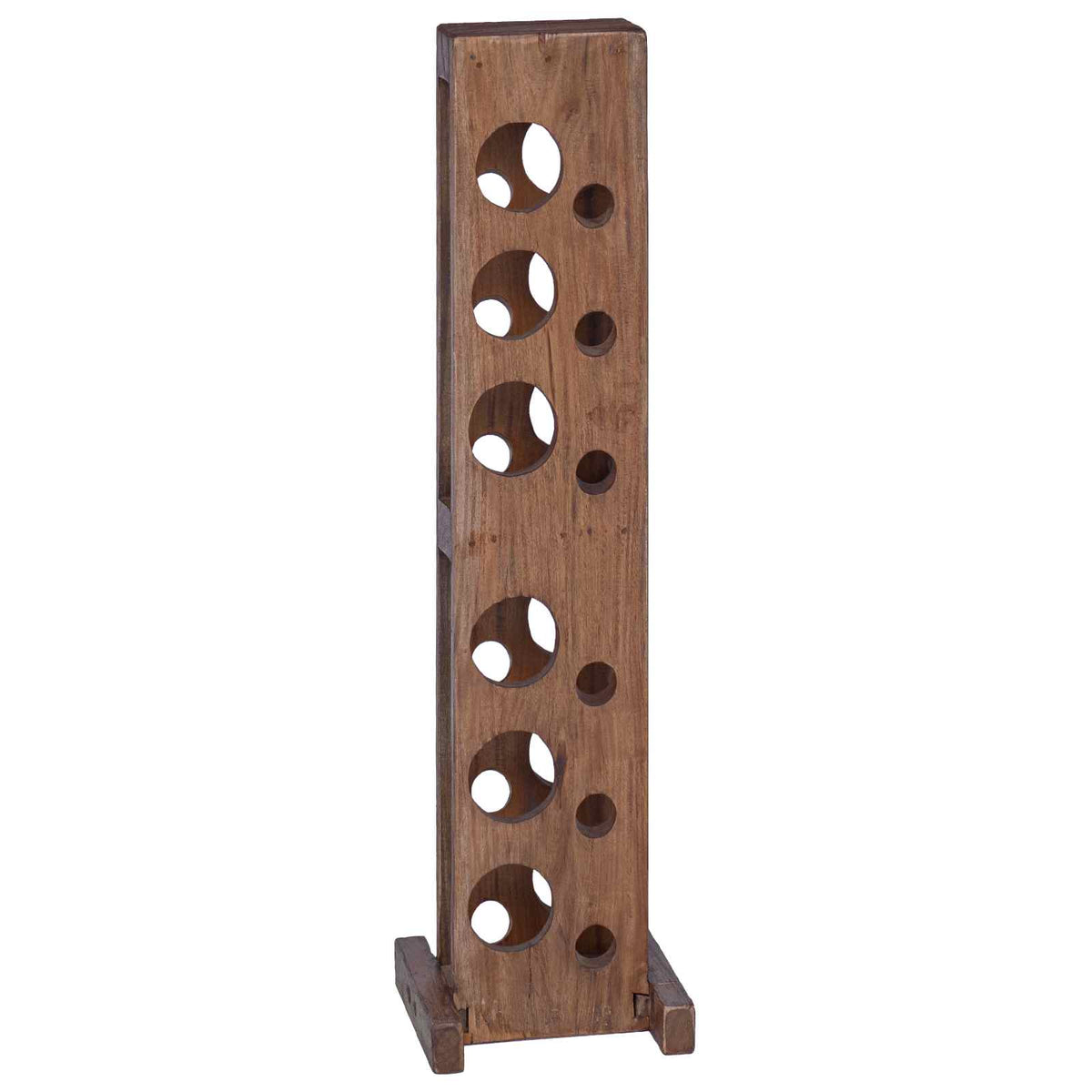 vidaXL Rack Brown 20 x 25 x 100 cm Solid Mahogany Wood 2