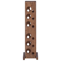 vidaXL Rack Brown 20 x 25 x 100 cm Solid Mahogany Wood 5