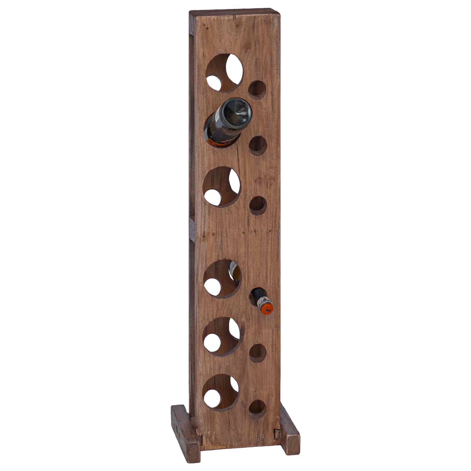vidaXL Rack Brown 20 x 25 x 100 cm Solid Mahogany Wood 3