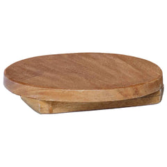 vidaXL Plant Stool 3 pcs Natural 29 x 29 x 3.5 cm Mahogany Wood 6