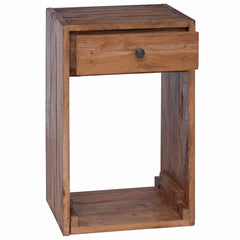 vidaXL Bedside Table Brown 63 x 30 x 79 cm Solid Mahogany Wood 4