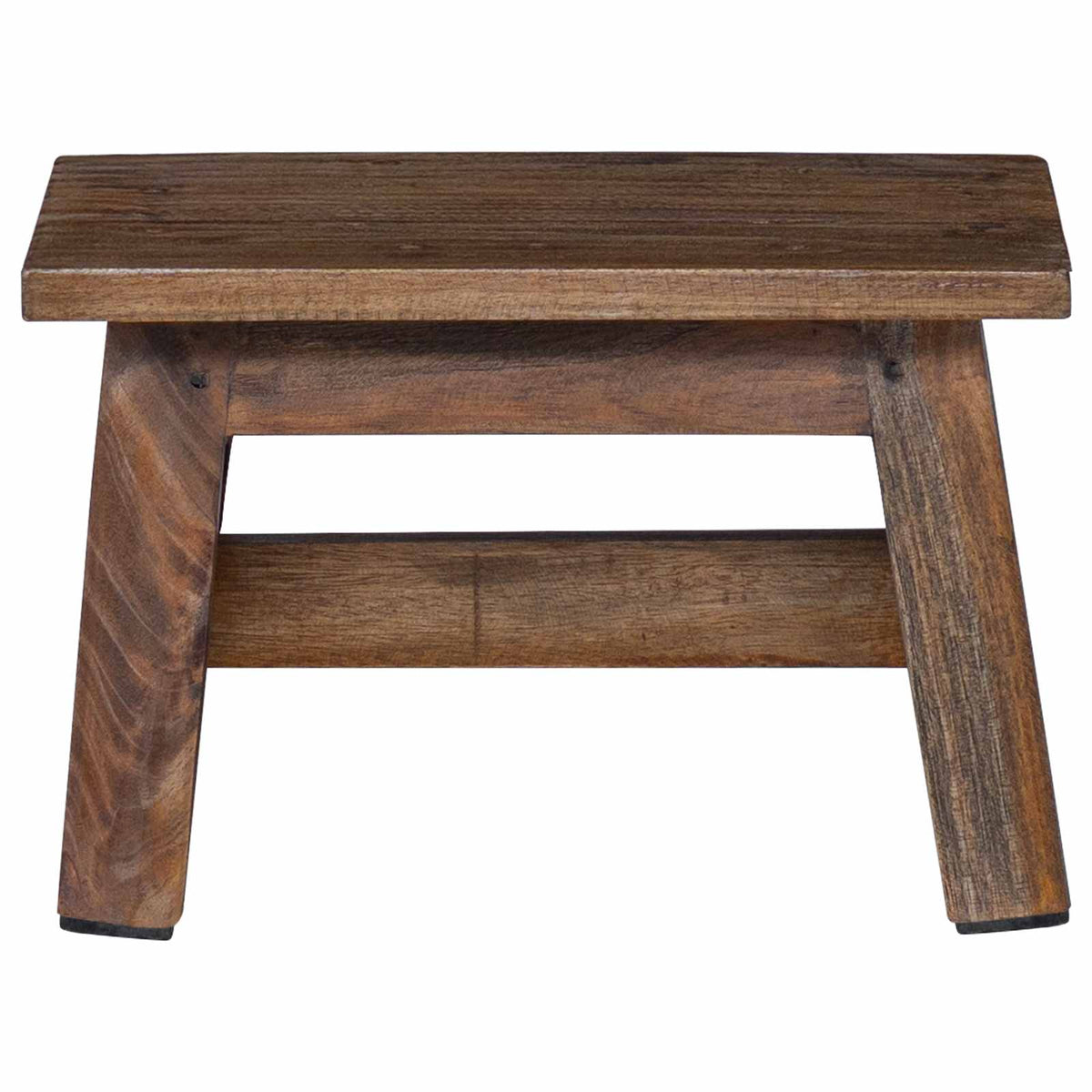 vidaXL Stool Natural 30 x 20 x 20 cm Mahogany Wood 5