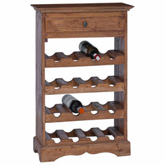 vidaXL Wine Rack 55 x 23 x 85 cm Solid Mahogany Wood 3
